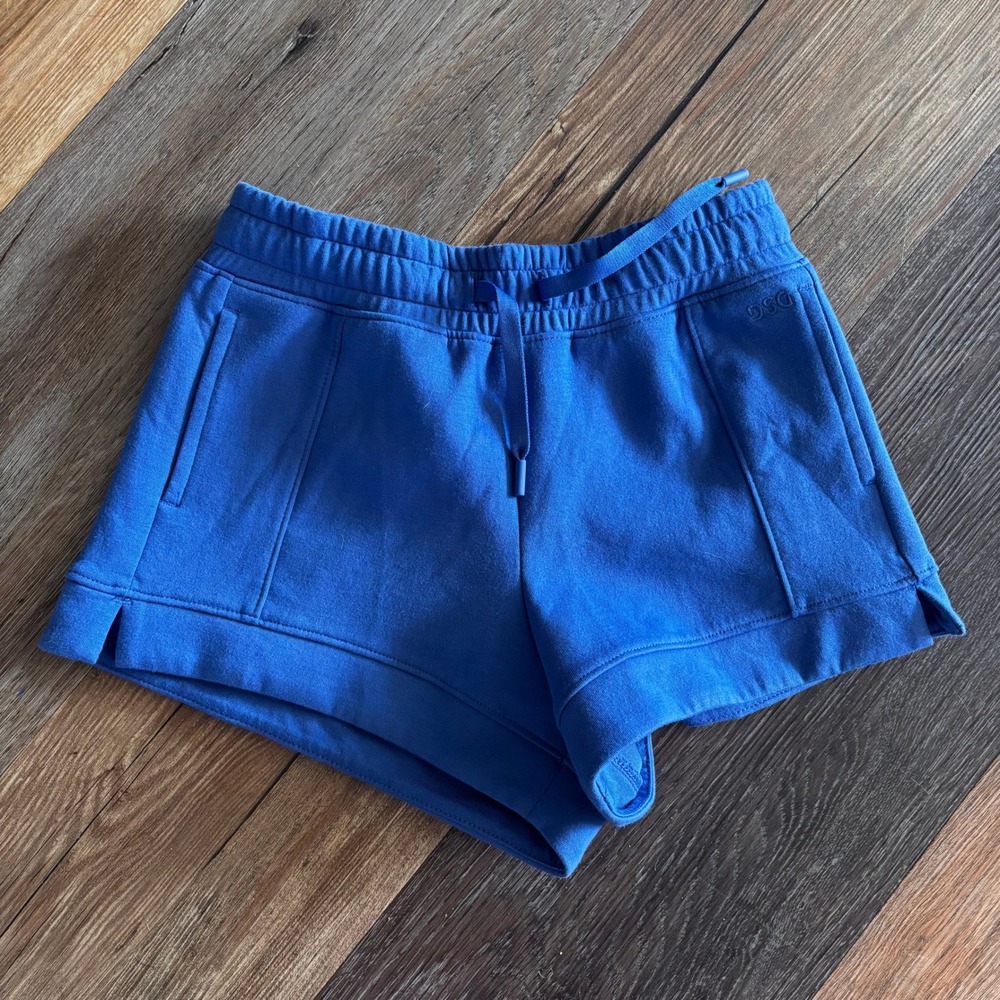 DSG Girls Sport Fleece Mid-Rise Shorts Beaucoup Blue XS 6-7 NWT